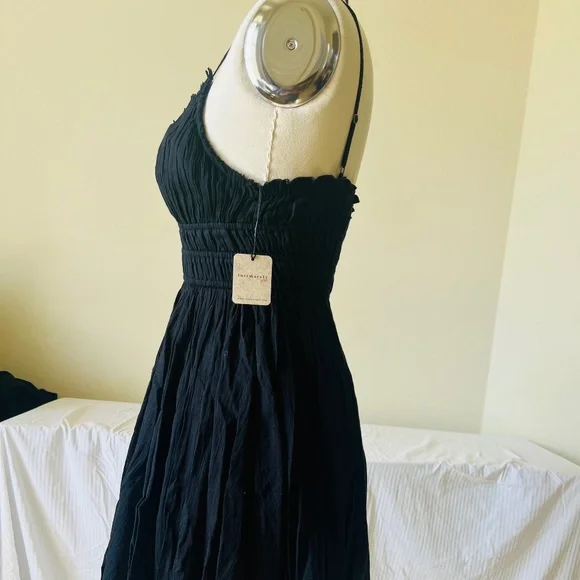 Black Short Layered Cami Dress (Free People) - Picture 6 of 10